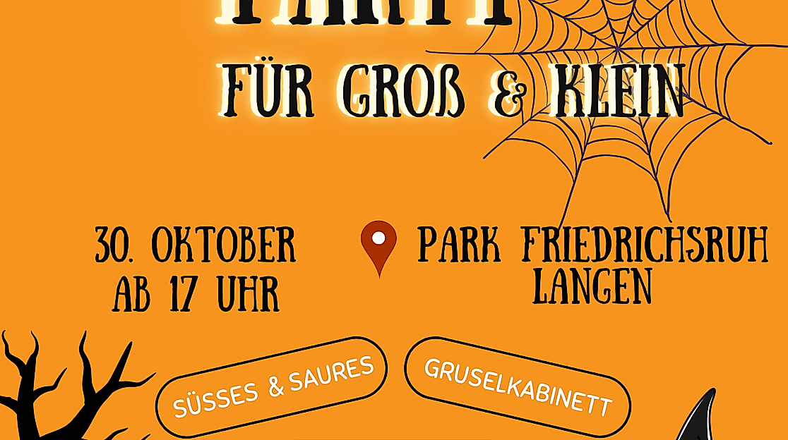Plakat Halloween-Party 30. Oktober