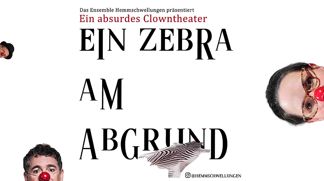 Ein Zebra am Abgrund