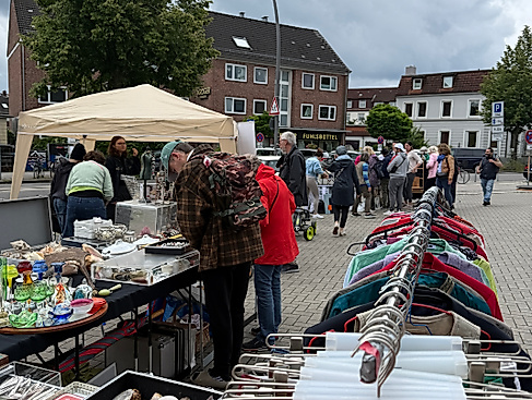 Langschläfer Flohmarkt Ratsmühlendamm Marktplatz