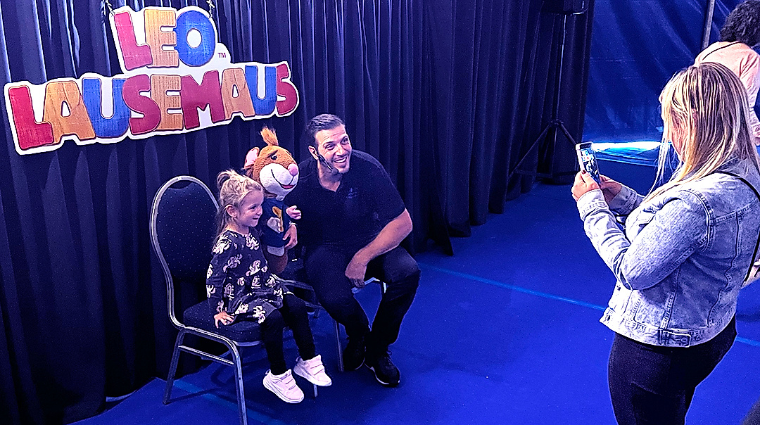 Fotos mit Leo Lausemaus