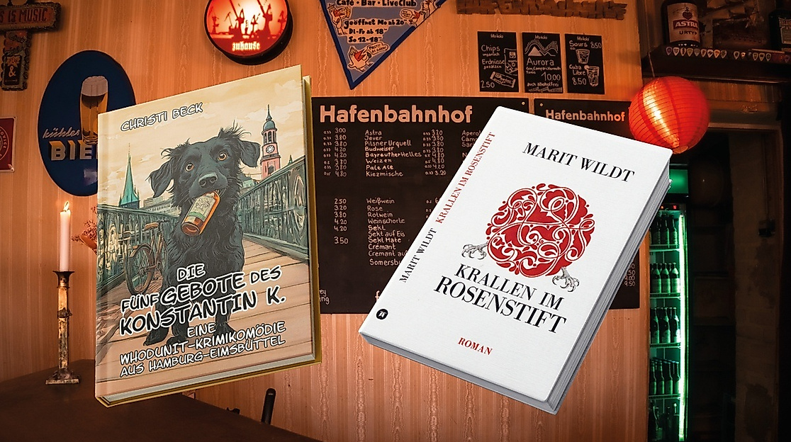 Doppelte Krimilesung: Krallen im Rosenstift &amp; Die fünf Gebote des Konstantin K.
