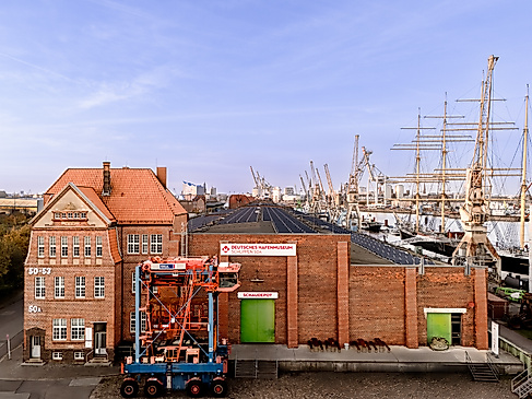 Deutsches Hafenmuseum im Aufbau