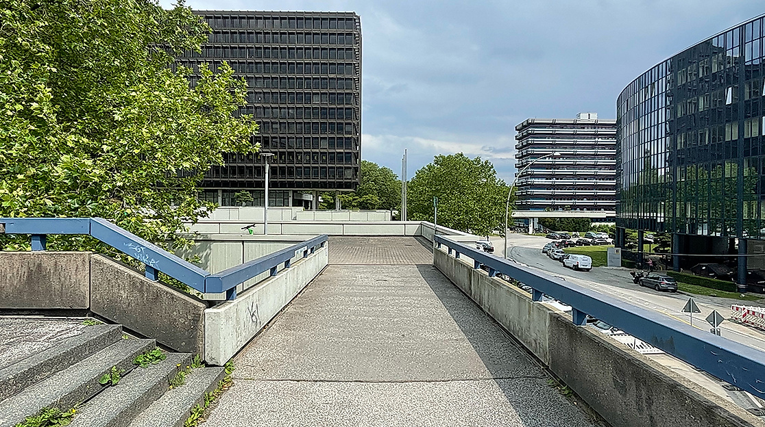 Blick auf die westliche City Nord.