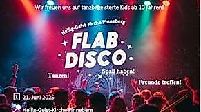 Flyer zur FLAB DISCO