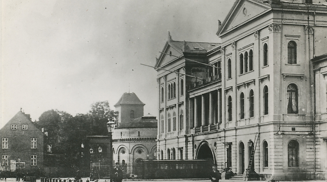 Dänischer Bahnhof um 1880