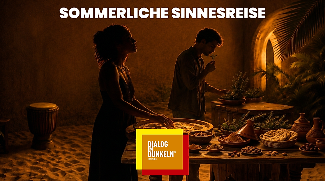 Sommerliche Sinnesreise im Dialog im Dunkeln
