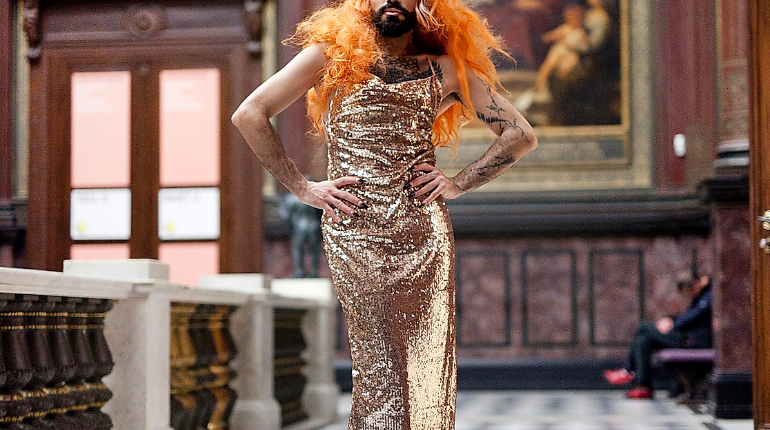 Dragführung in der Hamburger Kunsthalle mit Lady Sasha, 2024