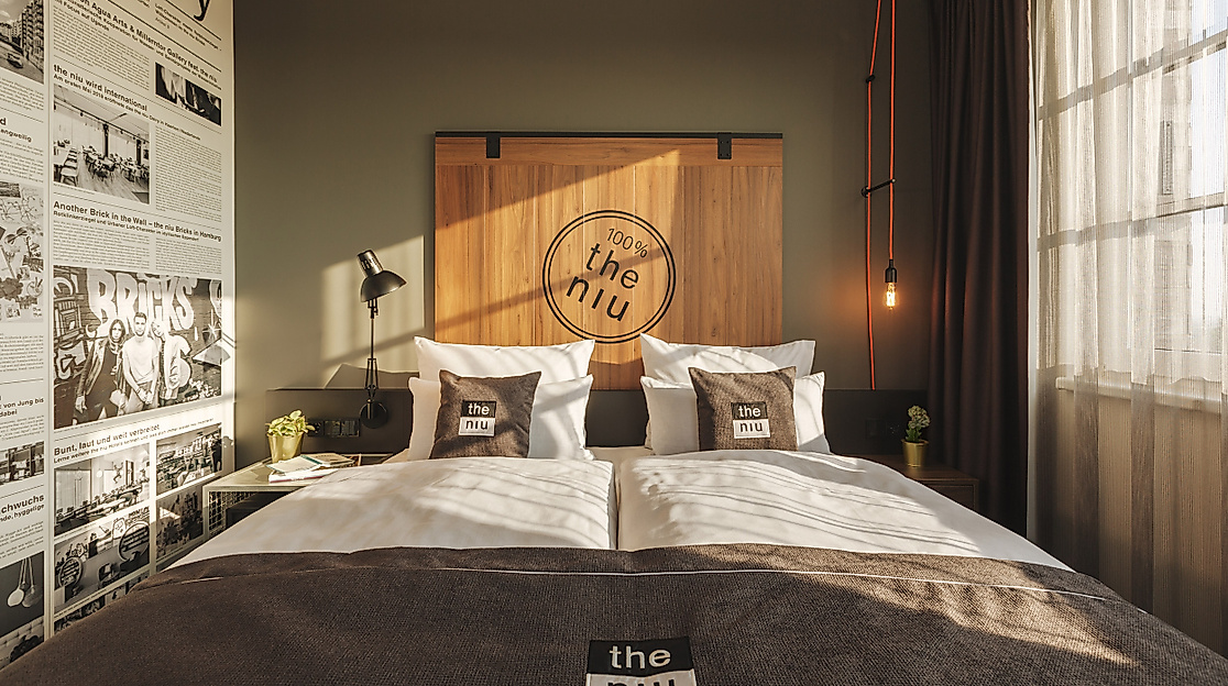 Holiday Inn - the niu Bricks Hamburg: Doppelzimmer