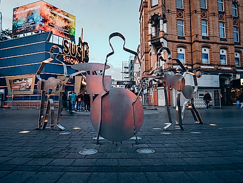 Beatles-Skulpturen am Beatles-Platz-Mediaserver Hamburg-Mediaserver Hamburg - Konstantin Beck
