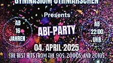 Abi-Party 16+ (Gymnasium Othmarschen) | Verlegt in den Inka Club