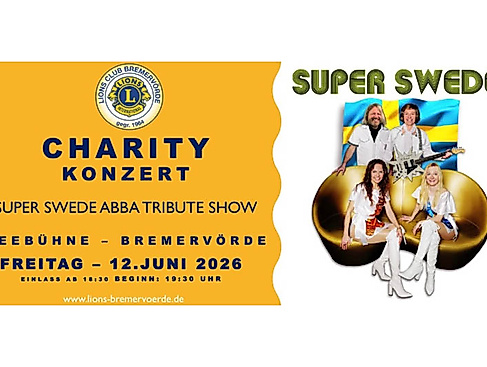 Lions-Open-Air-Konzert – Jubiläumskonzert: SUPER SWEDE – ABBA Tribute Show