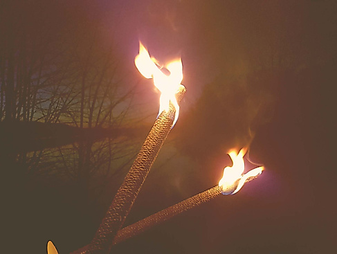 Fackelwanderung am Dieksee