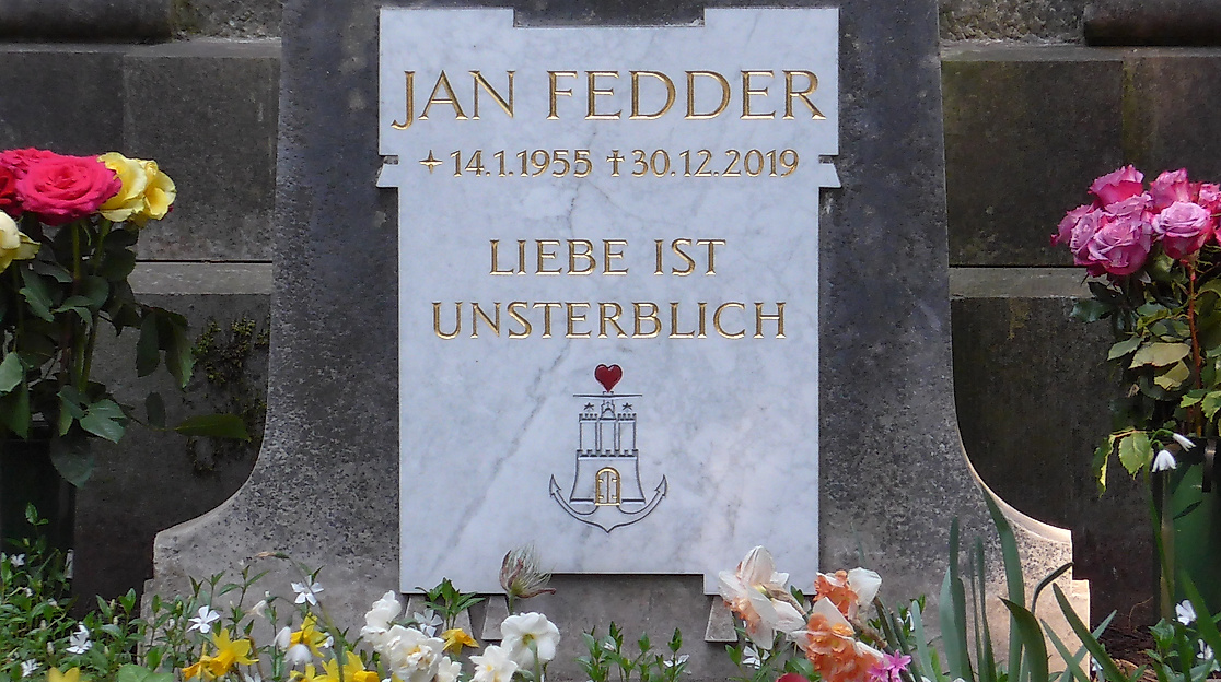 Grab Jan Fedder Friedhof Ohlsdorf