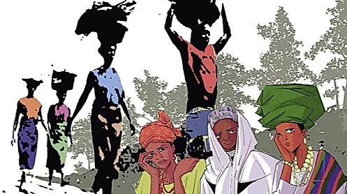 Titel „Rest for the Weary“ von der Künstlerin Gift Amarachi Ottah