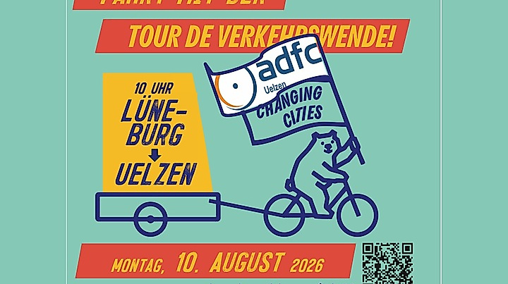 Tour de Verkehrswende & ADFC: Lüneburg --> Uelzen