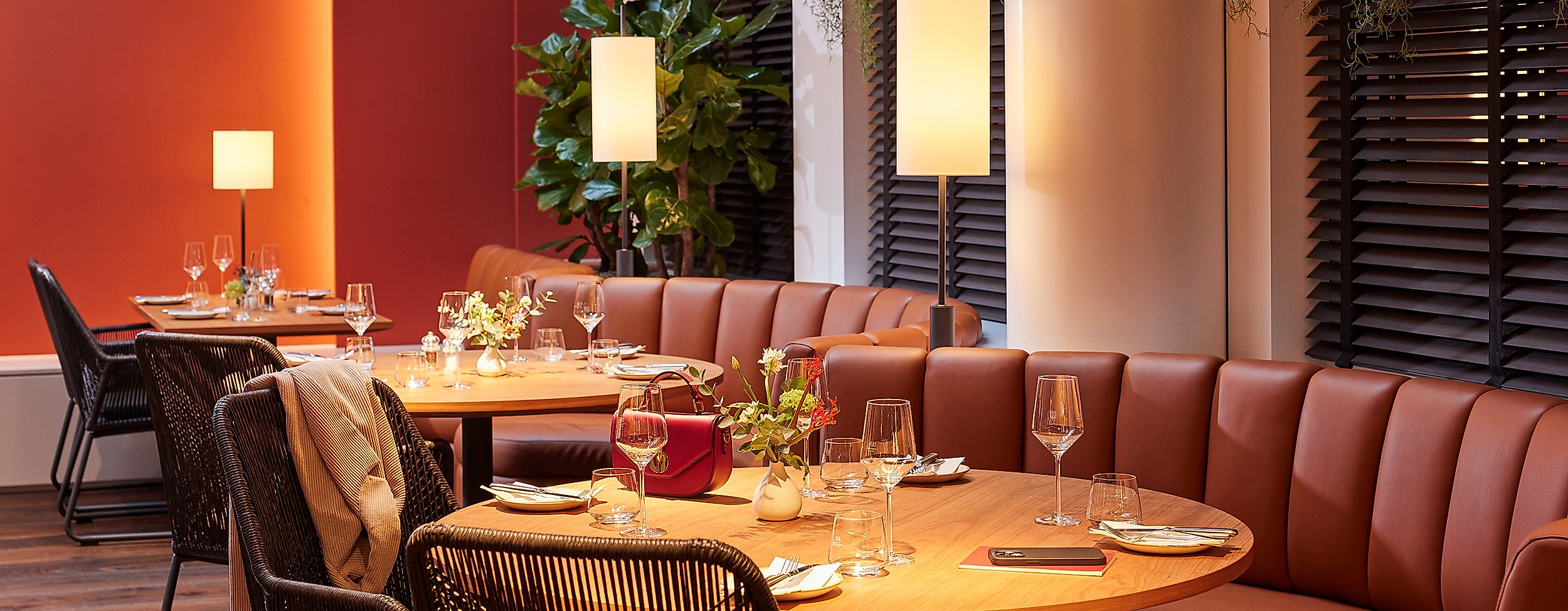 Elegantes Restaurantambiente