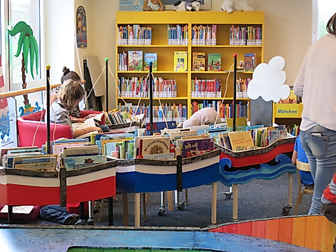 Der Kinderbereich in der Bücherhalle Neuallermöhe