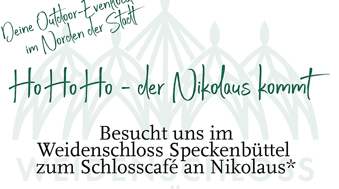 Santa Claus im Weidenschloss