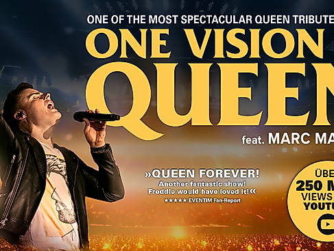One Vision of Queen 2027 - One of the most spectacular Queen Tribute Shows