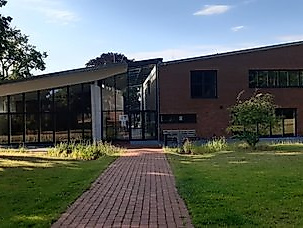 Gemeindehaus Seitenansicht von Marienkirche