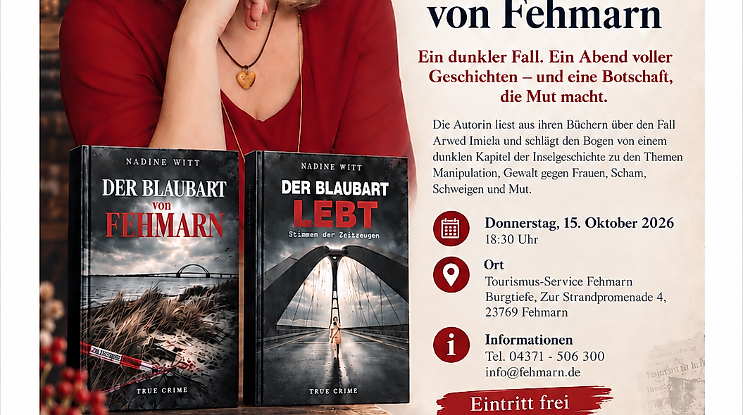 Lesung mit Nadine Witt – Der Blaubart von Fehmarn