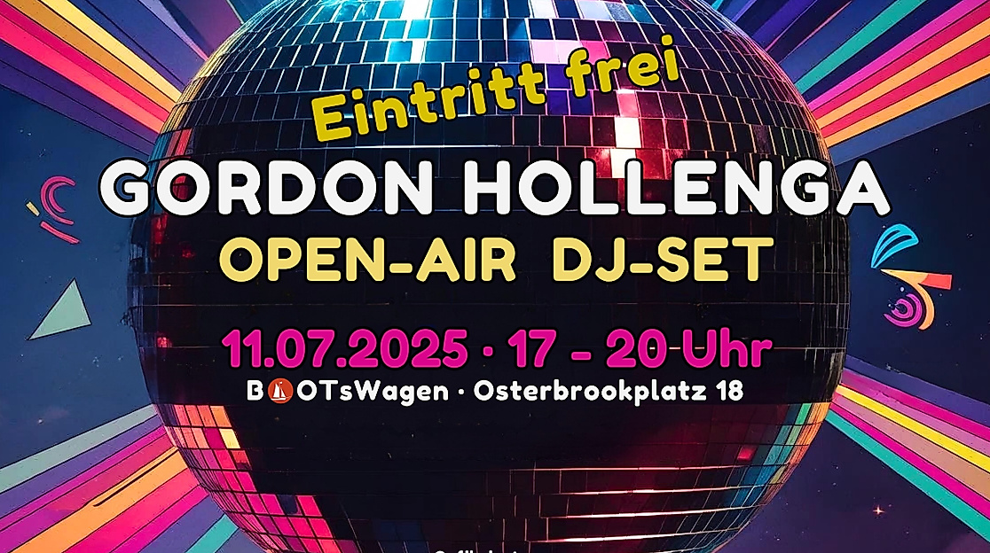 11 07 2025 Gordon Hollenga DJ Set BOOTsWagen