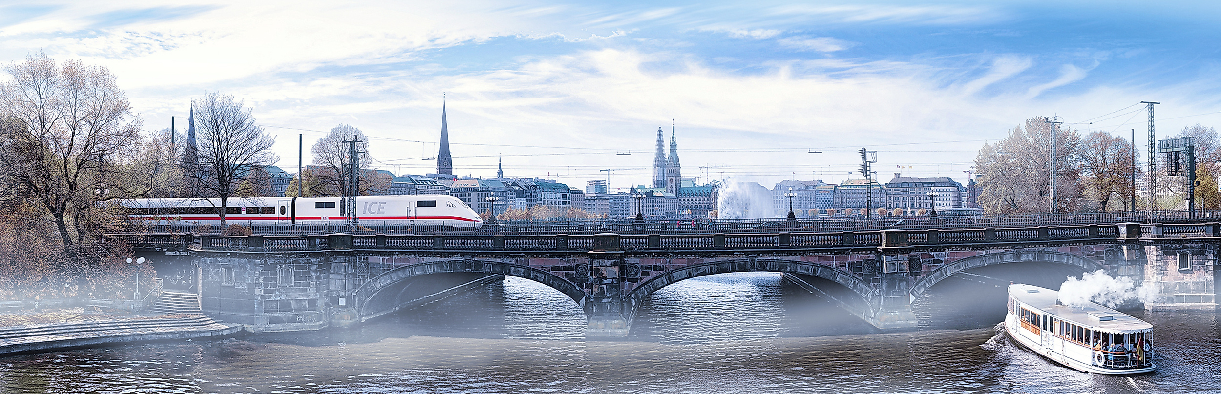 ICE Hamburg Lombardsbrücke