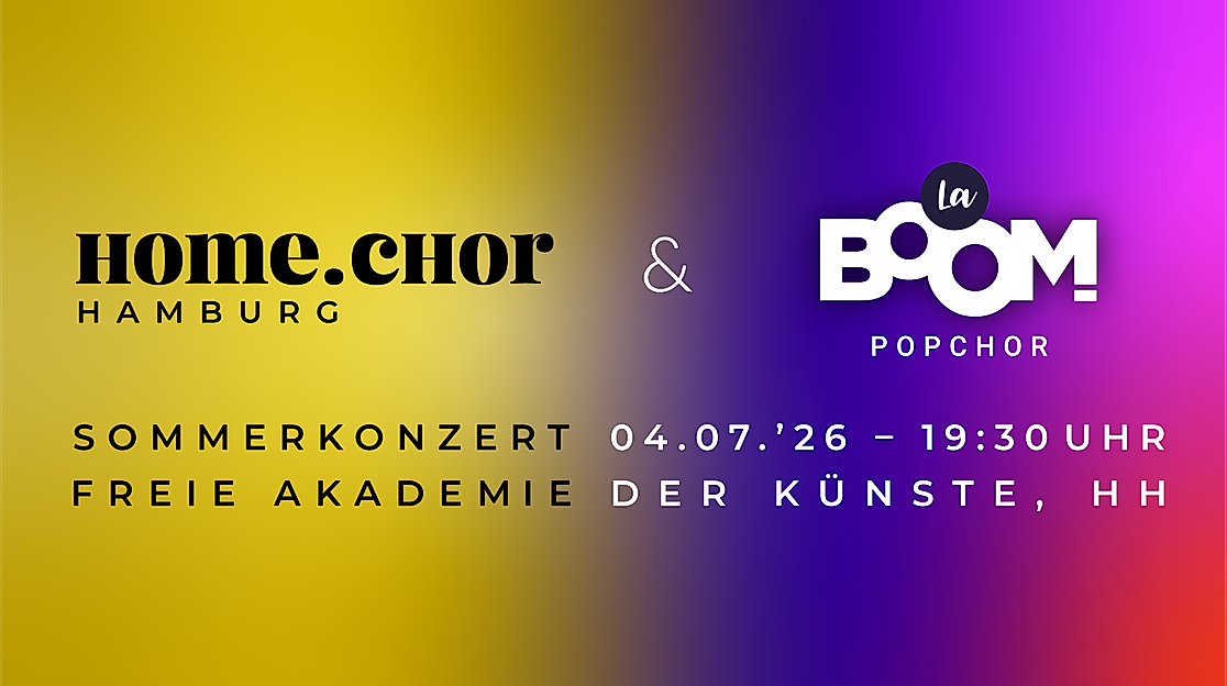 Sommer-Doppel-Chorkonzert HOME + LaBoom!