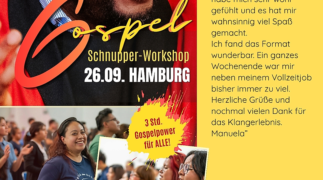 Gospel Schnupper Workshop Hamburg