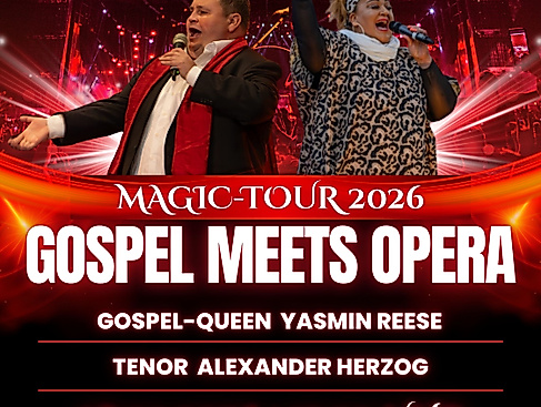 Tourplakat Gospel meets Opera theater itzehoe