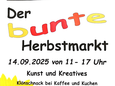 Bunter Herbstmarkt Osten 2025