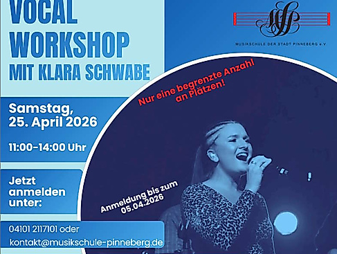 Plakat zum Workshop mit Klara Schwabe