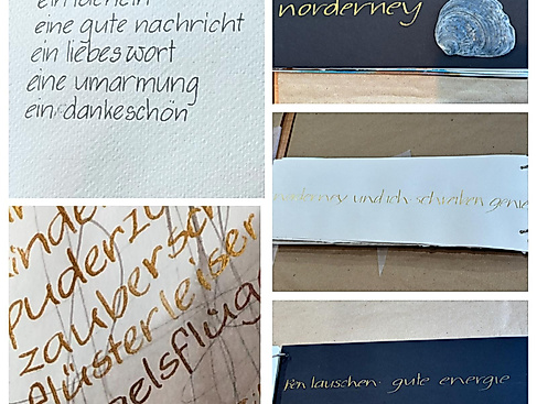 Schriftbilder - Kreativ mit Tinte