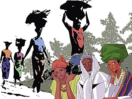 Titel „Rest for the Weary“ von der Künstlerin Gift Amarachi Ottah