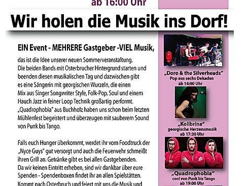 Musik to go in Osterbruch