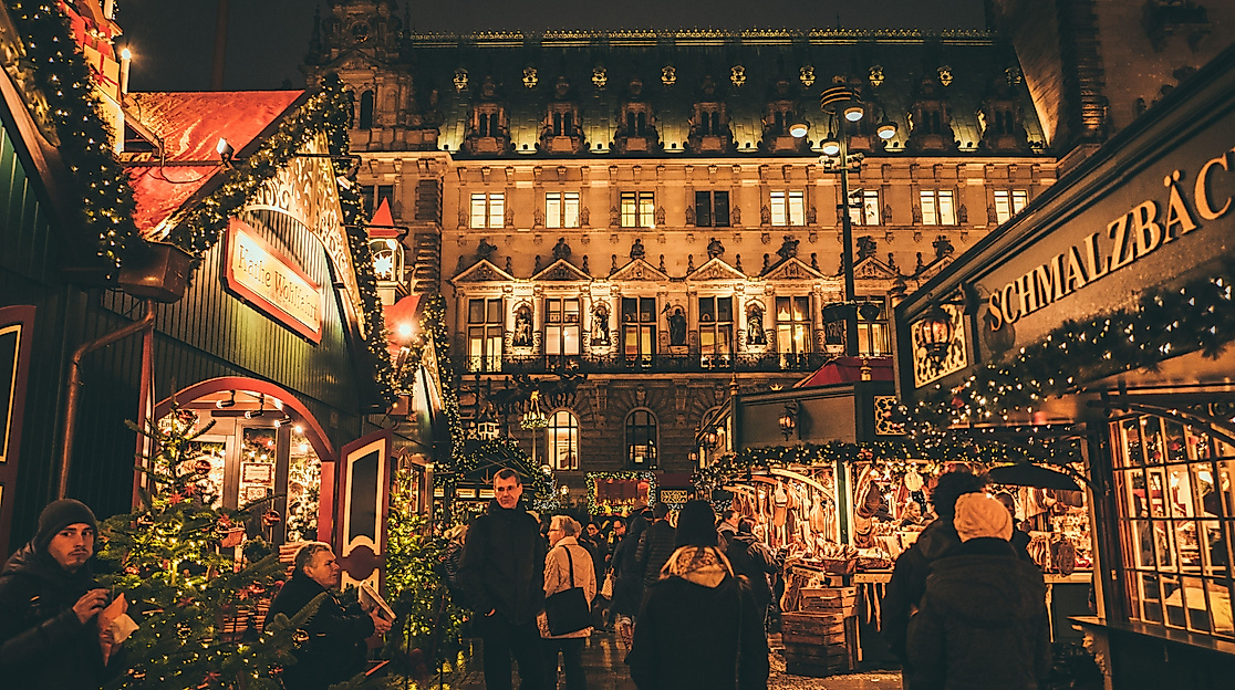 Weihnachtsmarkt Rathausmarkt Hamburg