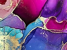 Alcohol Ink Malkurs - A3 Kunstwerk