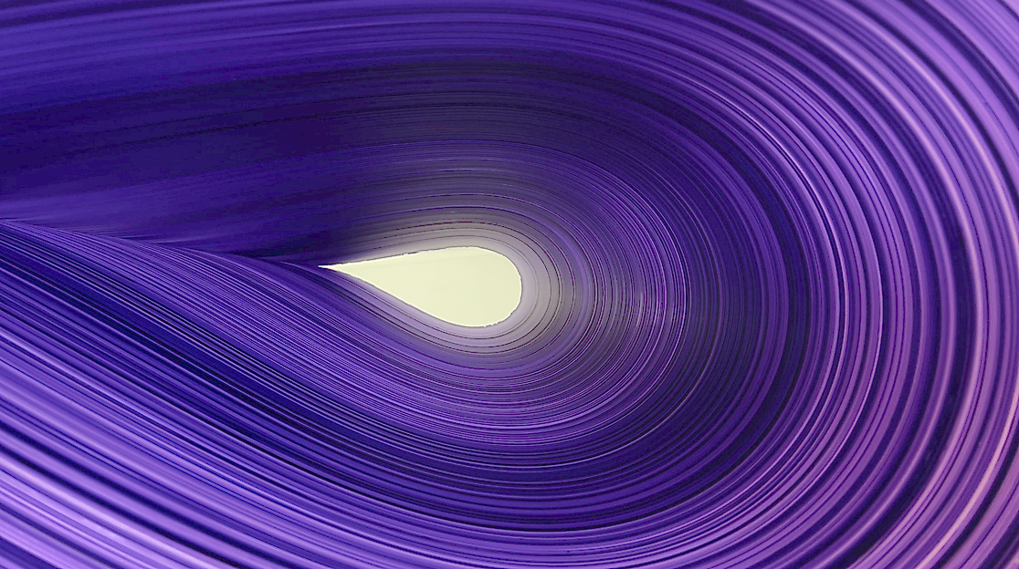 Ruth Campau - Colour on Brush in Space