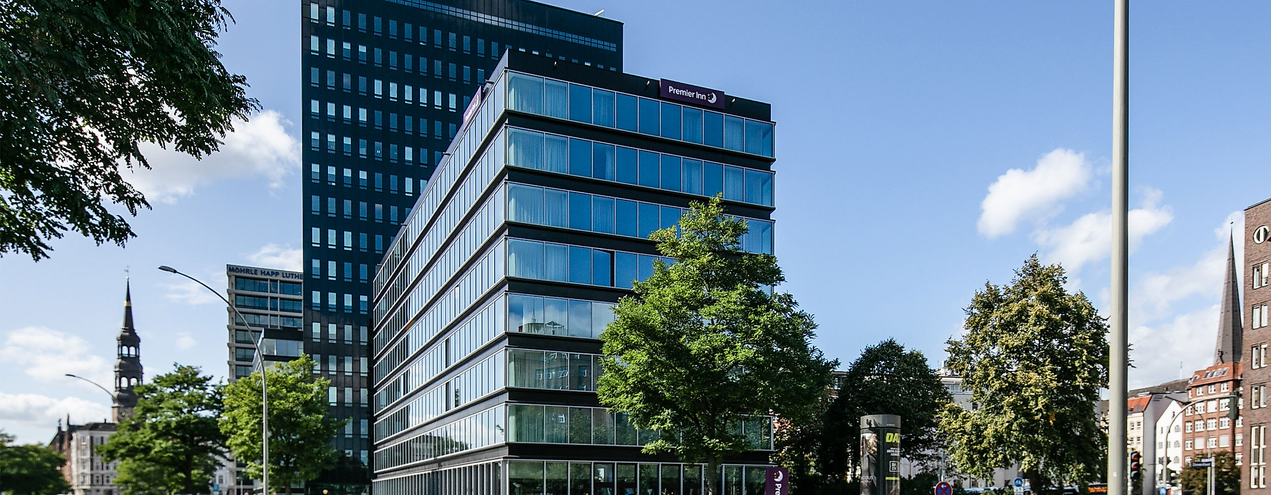 Außenansicht Prmier Inn Hamburg City