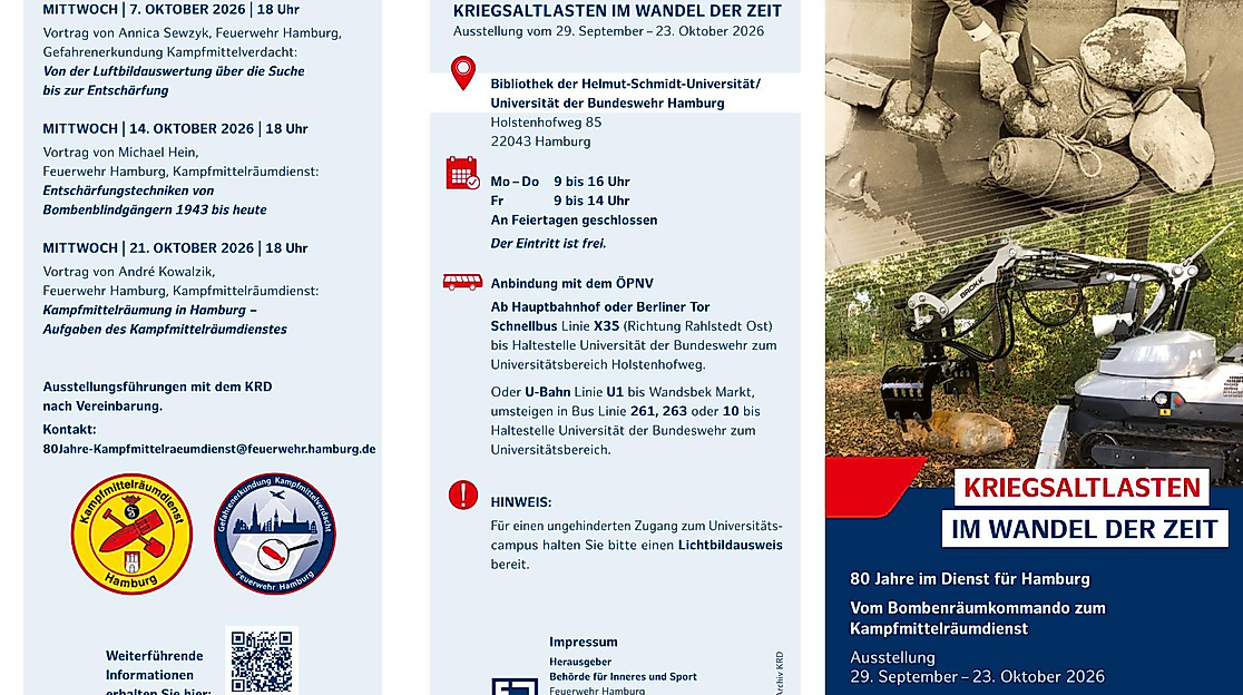 Flyer 80 Jahre Kampfmittelärumdienst 1