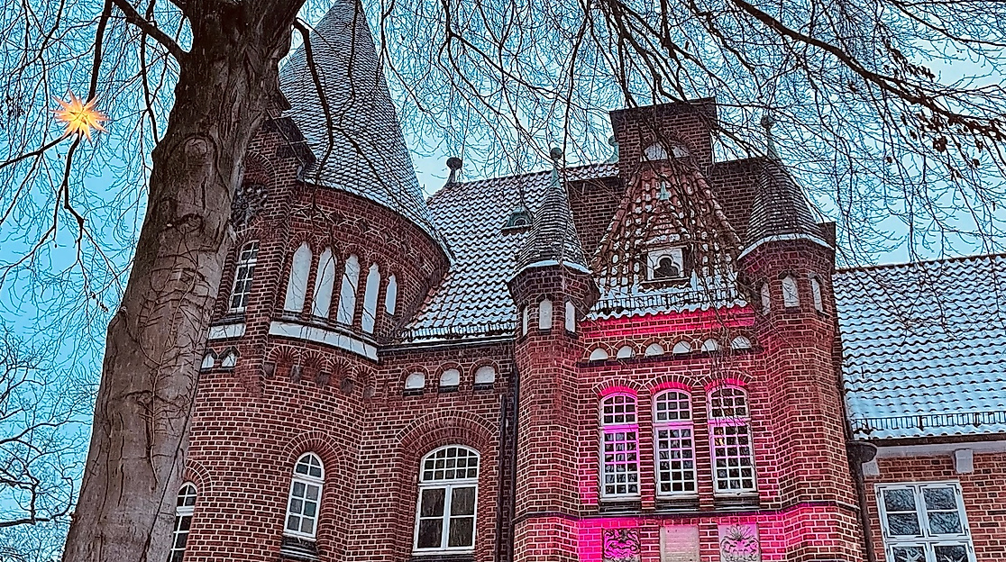 Weihnachtliches Schloss