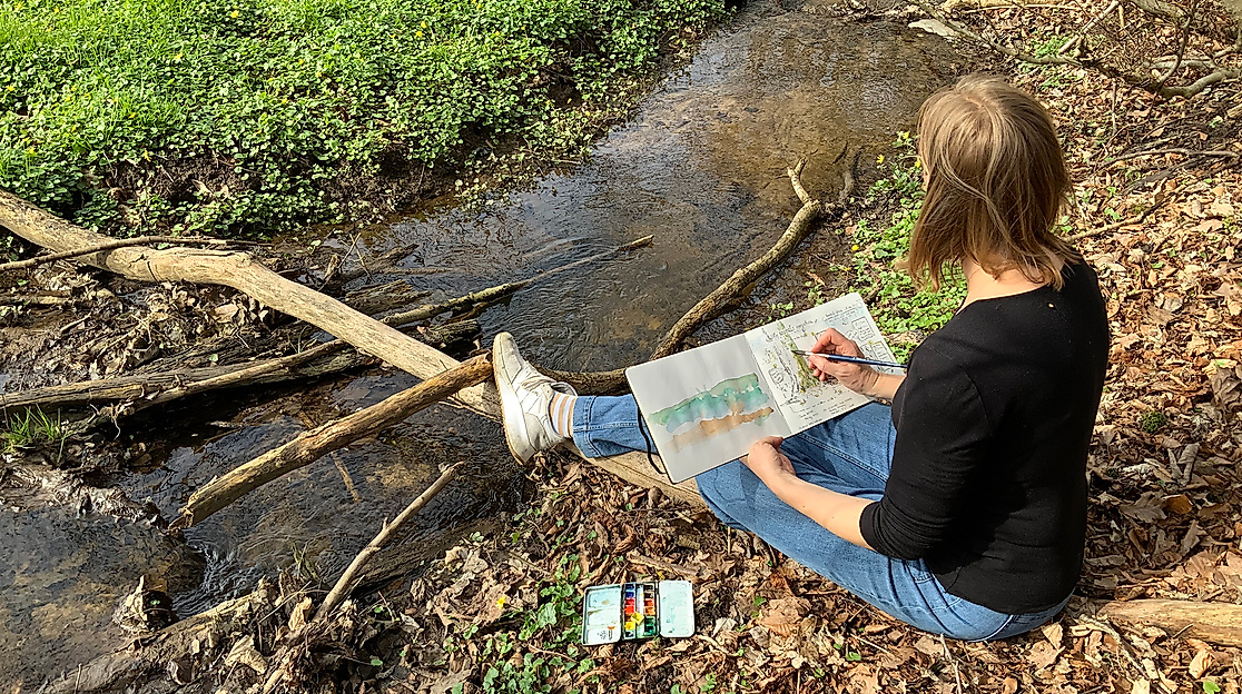 Nature Journaling und Waldbaden