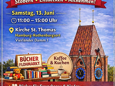 1. Bücherflohmarkt in St.Thomas