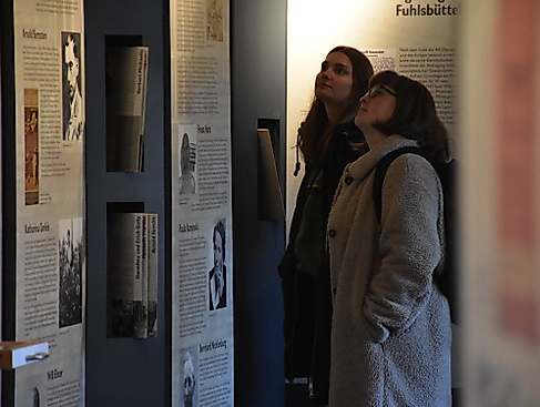 Die Ausstellung in der Gedenkstätte Fuhlsbüttel