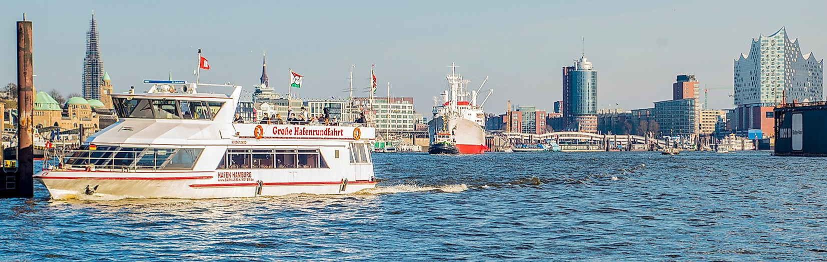 Große Hafenrundfahrt Barkassen Meyer