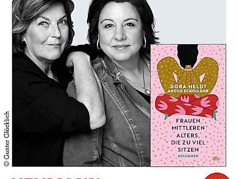 Zwei Frauen. Zu viel sitzen. Ein Abend zum Lachen.