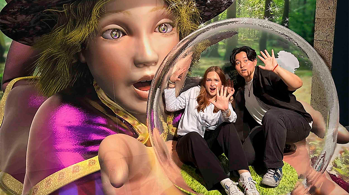 Mindways 3D TrickArt Wizard of the Forest Foto Mindways GmbH
