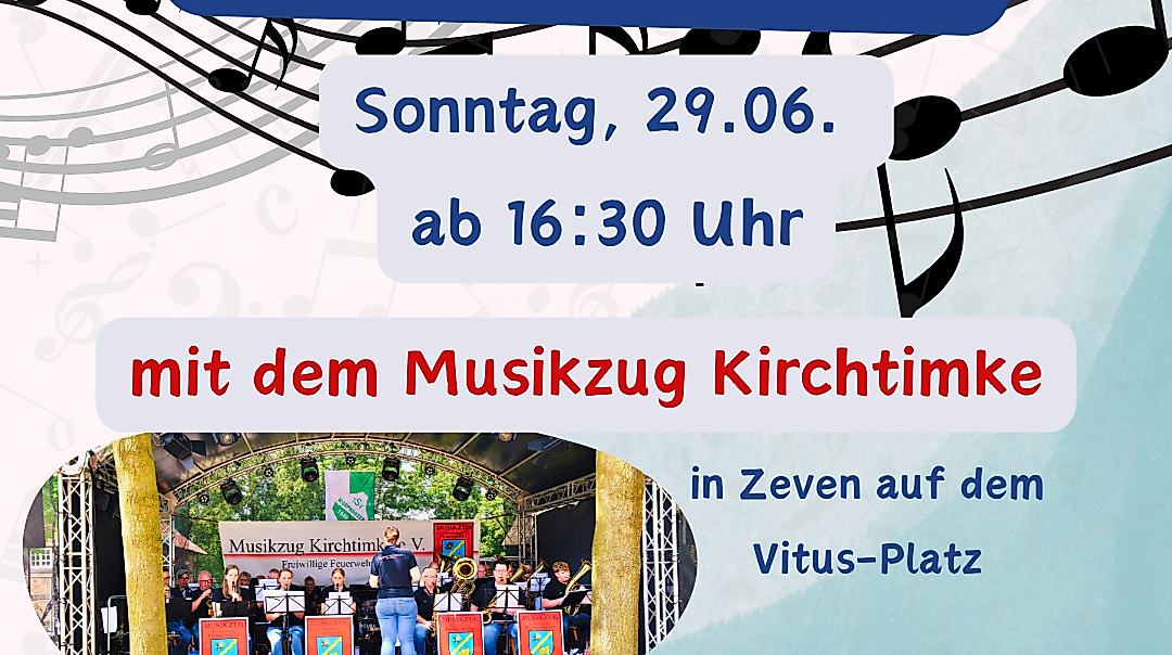 Melodien am Vitus-Platz mit dem Musikzug Kirchtimke