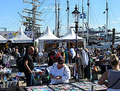 Flohmarkt an der Fischauktionshalle