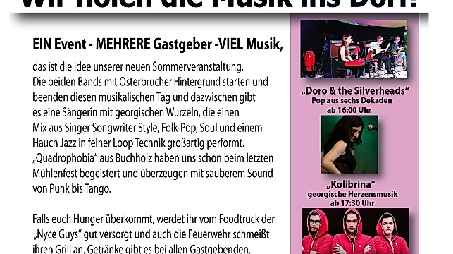 Musik to go in Osterbruch